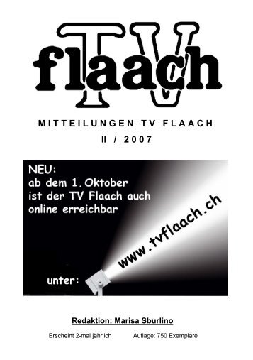 Was können wir für Sie tun - TV Flaach