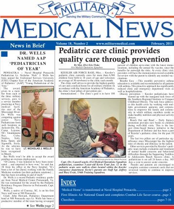 February 2011 - Military Medical | News