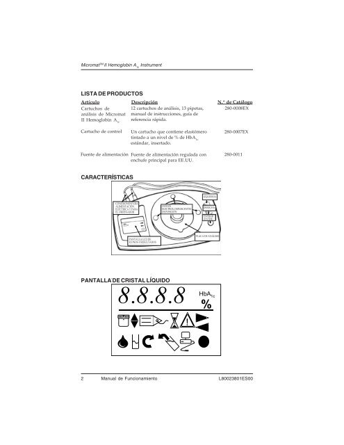 2800016EX-Micromat II Hemoglobin A1c Instrument.pdf - BIO-RAD