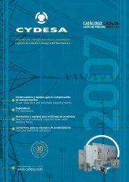 Descarga el catálogo 2007 (pdf) - Cydesa