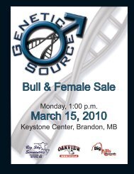 Genetic Source Bull & Female Sale - Transcon Livestock Corporation
