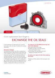 Flyer sealing kits for clutch change - Corteco