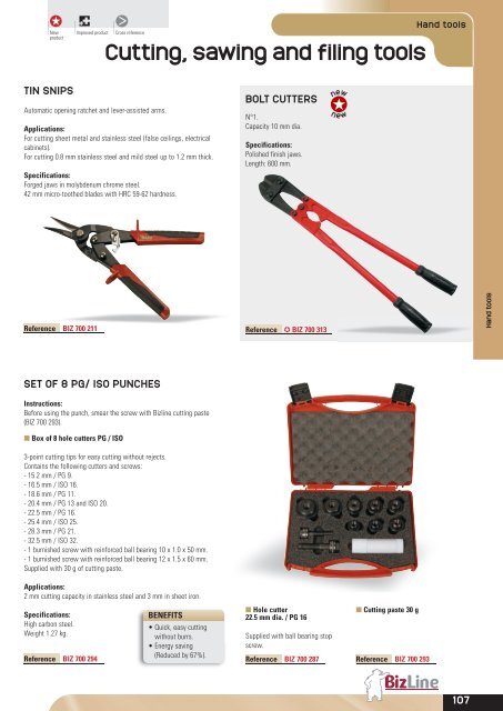 Hand tools - Bizline