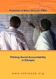 Piloting Social Accountability in Ethiopia - Capacity4Dev