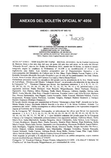 anexo - BoletÃ­n Oficial del Gobierno de la Ciudad de Buenos Aires