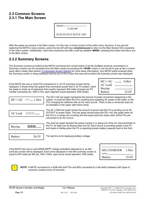 Mate users manual