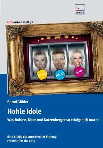 Hohle Idole - Otto Brenner Shop