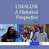 UMALUSI: A Historical Perspective