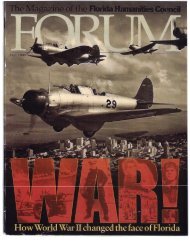 War: How World War II Changed the Face - Florida Center for ...