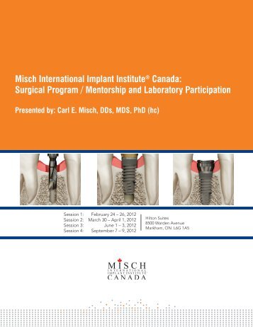 Misch International Implant InstituteÂ® Canada ... - BioHorizons