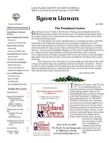 Sgurr Uaran - Clan MacRae Society of North America