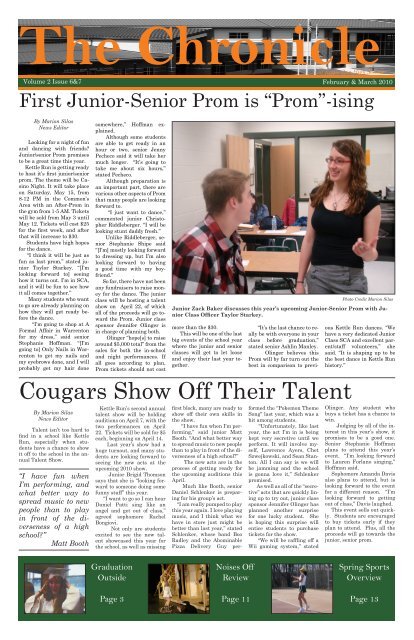 Cougars Show Off Their Talent - My High School Journalism
