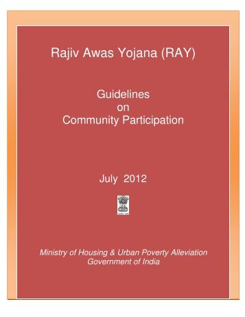 Guidelines on Community Participation. - Ministry of Housing ...