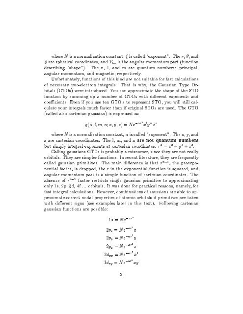 SIMPLIFIED INTRODUCTION TO AB INITIO BASIS ... - Nano Mahidol