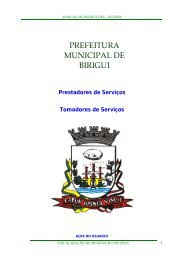 Manual ISS WEB - Prefeitura Municipal de Birigui