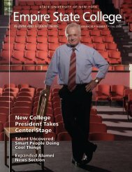 Empire News Spring 2008 (PDF 5453kB) - SUNY Empire State