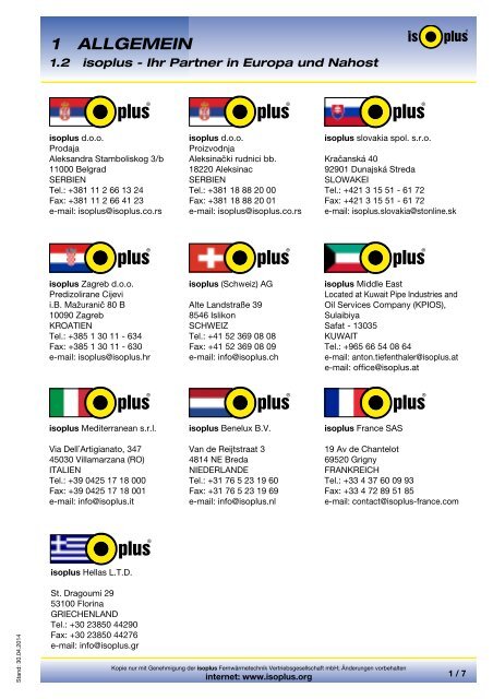 Planungshandbuch - isoplus FernwÃ¤rmetechnik