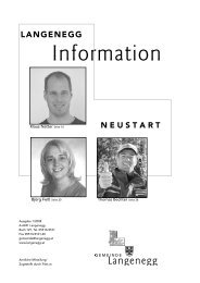 Ausgabe 1/2008 (PDF, 28 Seiten, 1.1 KB) - Langenegg