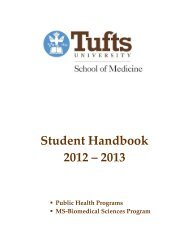 Student Handbook 2012 ‒ 2013 - Home | Tufts University School of ...