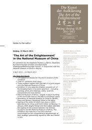 in the National Museum of China - The Art of Enlightenment