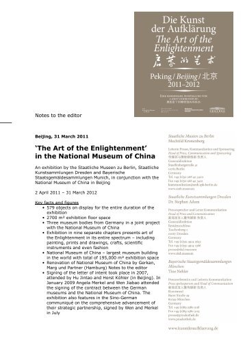 in the National Museum of China - The Art of Enlightenment