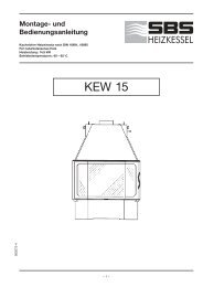 KEW 15 - SBS Heizkessel