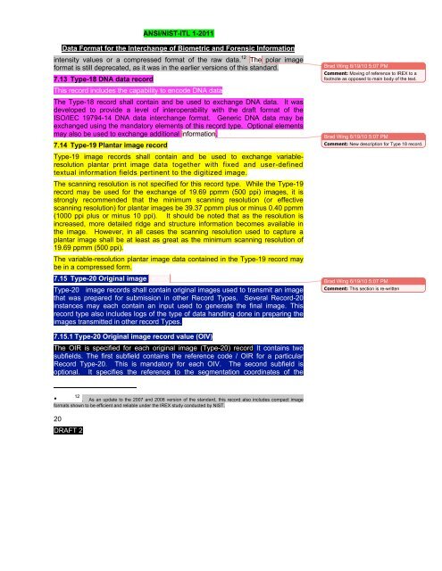 ANSI/NIST-ITL 1-2011 - NIST Visual Image Processing Group ...