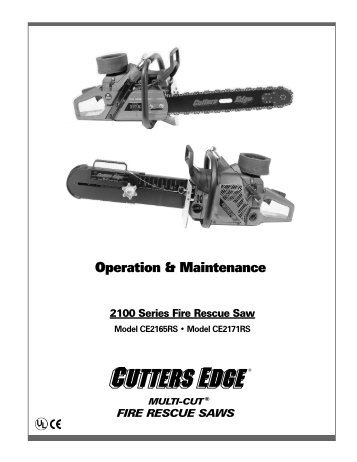 2100 Series Fire Rescue Saw - Cutters Edge