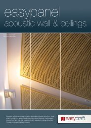 Easypanel Acoustic Wall and Ceilings Brochure - Trade Essentials