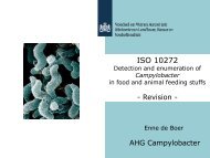 Revision ISO 10272 Detection and enumeration of ... - SVA
