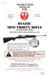 Ruger Mini-30 Manual - Arizona Citizens Militia