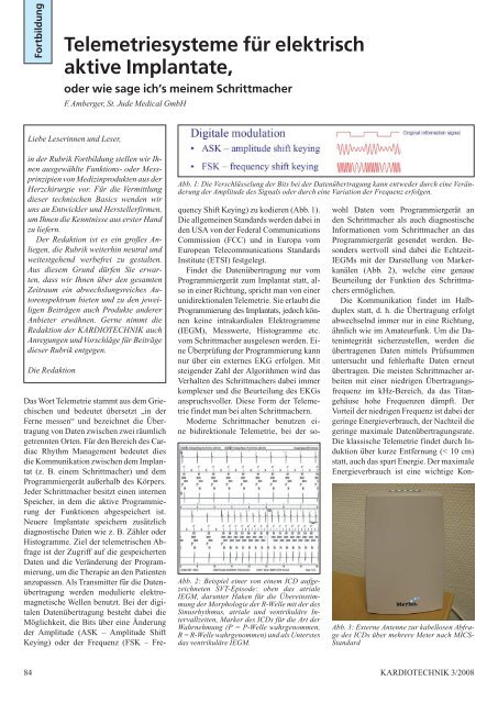 KARDIOTECHNIK Perfusion · Monitoring · Organprotektion