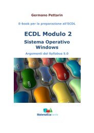 ECDL Modulo 2 - Lo shop di Matematicamente.it