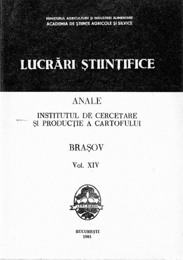 anale 14.pdf - Institutul National de Cercetare Dezvoltare pentru ...