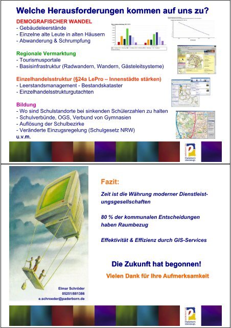 Vortrag an der UNI Paderborn - Stadt Paderborn