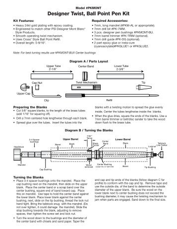 #PKMONT-Twist Pen Kit - Penn State Industries