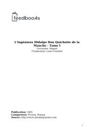 L'IngÃ©nieux Hidalgo Don Quichotte de la Manche ... - Lecteurs.com