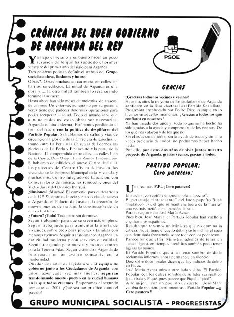 Revista "Este de Madrid" (1991-2009) - Archivo de Arganda del Rey ...
