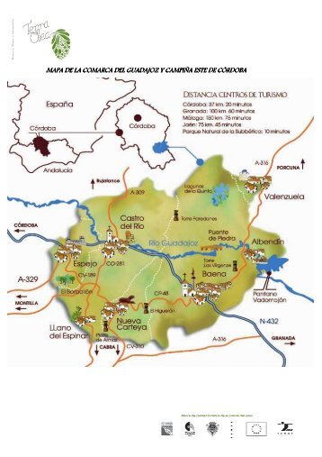 MAPA DE LA COMARCA DEL GUADAJOZ Y CAMPIÃ‘A ESTE DE ...