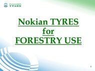 Nokian TYRES for FORESTRY USE