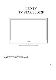 LED TV TV STAR LED22F