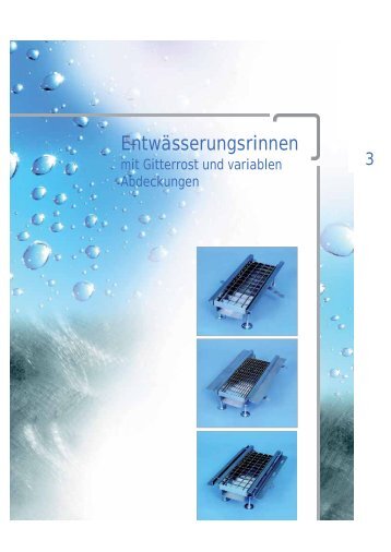 Entwässerungsrinnen - Edelstahl-Technik Ulm GmbH