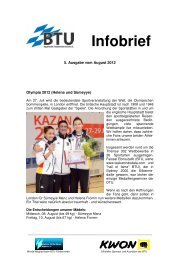 Infobrief - Taekwondo Oberndorf