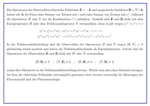 Quantenmechanik gebundener Atome - Institut für Theoretische Physik