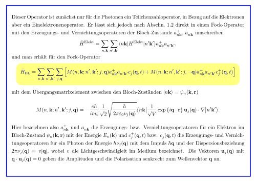 Quantenmechanik gebundener Atome - Institut für Theoretische Physik