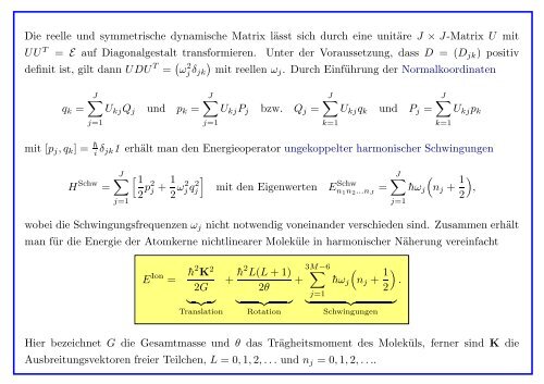 Quantenmechanik gebundener Atome - Institut für Theoretische Physik