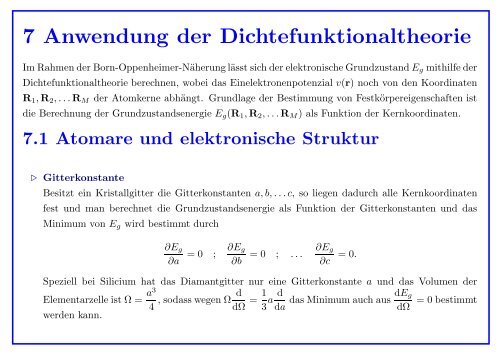 Quantenmechanik gebundener Atome - Institut für Theoretische Physik