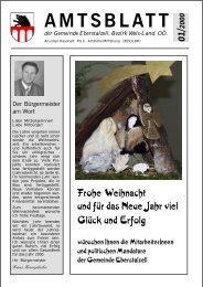Amtsblatt JÃ¤nner 2000 (0 bytes) - Gemeinde Eberstalzell