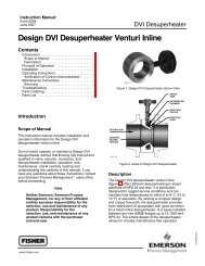 Design DVI Desuperheater Venturi Inline