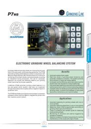 p7wb electronic grinding wheel balancing system - Marposs